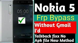 Nokia 5 TA-1053 FRP v 8.1.1 9.0  bypass without Pc 100% working | Talkback Failed Solution | no apk