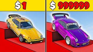 $1 VS $1,000,000 Vehicles VS Different Obstacle Course in BeamNG.drive