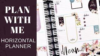 PLAN WITH ME | Horizontal Classic Happy Planner | Dream Seeker