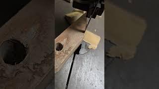 Chair repair bandsaw trim glueblock is best