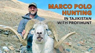 MARCO POLO HUNTING IN TAJIKISTAN WITH PROFIHUNT