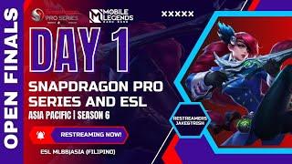  [WATCH PARTY] FIL | Snapdragon Pro Series x ESL Season 6| Asia Pacific Open Finals Day 1