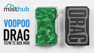 The VooPoo DRAG 157W TC Box Mod Unboxing and Quick Product Overview