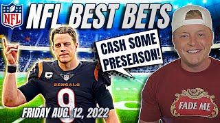 FREE NFL PICKS: Preseason ATS Picks, Predictions, and Player Props For August 12th