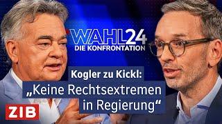 Highlights aus dem TV-Duell zwischen Kickl (FPÖ) und Kogler (Grüne) | 10.09.2024