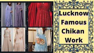 Latest lucknowi suits design| lucknowi chikankari suits|Exclusive Lucknowi Chikankari Suit Designs