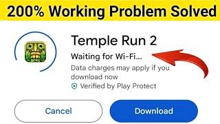 How to Fix Waiting for WiFi queued in Google play store || Play Store Waiting For WiFi Problem