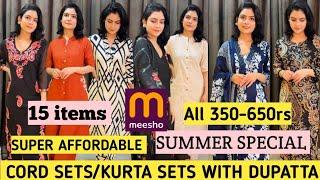 Meesho haul / Meesho Cord set / kurta set haul / cord set haul from Meesho #meesho #meeshohaul