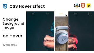 Change Background image on hover using HTML & CSS | CSS Hover Effect