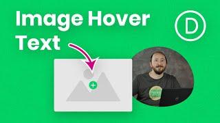 How To Replace The Divi Image Hover Overlay Icon With Text