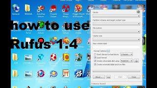 How to create Windows 7 Bootable USB Flash Drive using Rufus 1.4