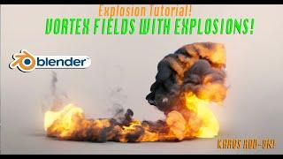 Vortex explosions in Blender 2.82: Tutorial ft. KHAOS add-on