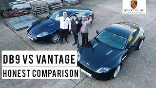 Aston Martin DB9 vs Vantage Comparison | Styling, Test Drive and History