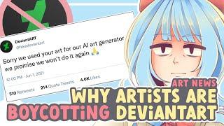 DeviantART Just Betrayed Its Whole Community. (DreamUp AI Controversy) || SPEEDPAINT + COMMENTARY