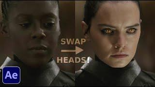 Swapping heads in After Effects! (advanced tutorial)