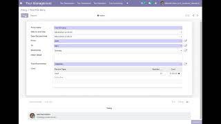Tour and  travel  management odoo module  configuration step 4 :