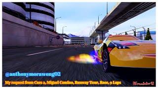 Cars 2 The Video Game | Miguel Camino - Race Mode | Runway Tour 9 Laps