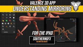 VALENCE | Polygonal 3d modeling app | How to mirror