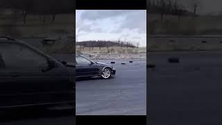 Hard Drifting rev limiter sound  crazy BMW e36 turbo  / #shorts