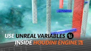 Using Unreal variables inside Houdini Engine