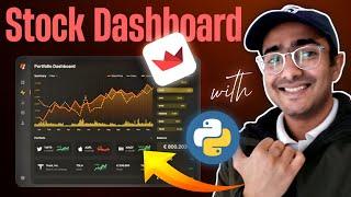 Streamlit STOCK dashboard using Python 