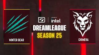 Dota2 - Winter Bear vs CHIMERA - DreamLeague Season 25 - MESWA - Closed Qualifier