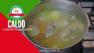 Caldo caseiro para Risoto - Especial de Natal -  Culinária direto da Itália