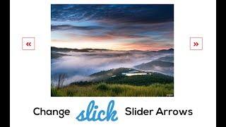 How To Easily Change Slick Slider Arrows | Tricks For You - 2019