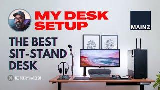 Desk setup 2021| Mainz- The best Motorised Computer desk | Malayalam review- Tec tok by Hareesh