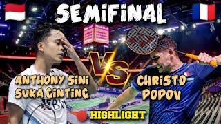 Crazy Match SEMIFINAL | Anthony GINTING VS CHRISTO POPOV | Badminton Indonesia