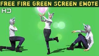 Free Fire Female Green Screen emote | FF Green Screen Video no copyright issue  @No_Rules_YT_