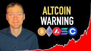 Altcoin Warning!  Crypto Crash Coming September? - Here's Why!