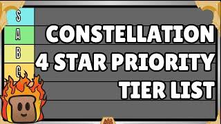 Constellation Tier List 4 Star Priority | Path of Champions