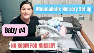 MINIMALISTIC BEDSIDE NURSERY SET UP | NEWBORN ESSENTIALS ON A BUDGET | THE SIMPLIFIED SAVER