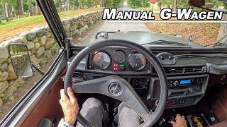 1992 Mercedes Benz 250GD -  Manual 5 Cylinder Diesel G-Wagen (POV Binaural Audio)