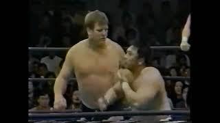 Danny Spivey & Stan Hansen vs. Mitsuharu Misawa & Toshiaki Kawada (November 16, 1991)