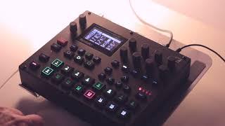 Syntakt dub track using FX block as  effect SCENE (Octatrack style)