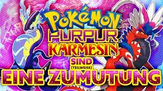 Pokémon KARMESIN & PURPUR sind ⁽ᵗᵉᶦˡʷᵉᶦˢᵉ⁾ EINE ZUMUTUNG! / Pokemon Karmesin Purpur Review