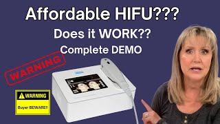 HIFU machine for HOME USE | Does it WORK?? | Honest review demo | Affordable HIFU???