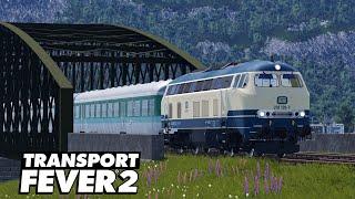 Transport Fever 2 River Ridge Mountains | Folge 28 | Baureihe 218 auf der Dieselstrecke