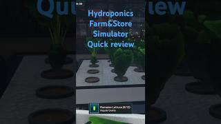 Hydroponics Farm & Store Simulator quick review! #hydroponicsfarmstoresimulator #keymailer #gaming