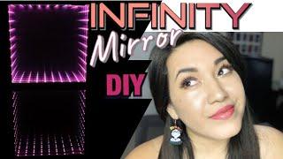 How to Make and Infinity Mirror | EASY DIY Mirror Decor