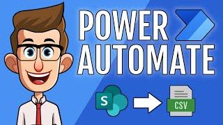 Power Automate Export to CSV | How to Export a SharePoint list to CSV and Save in Library