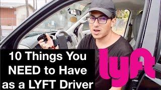 10 THINGS YOU NEED AS A LYFT DRIVER IN 2024!