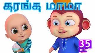 குரங்கு மாமா - Bandar Mama | +More Tamil Rhymes & Baby Songs | Jugnu Kids