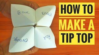 How to make a Tip Top | Origami