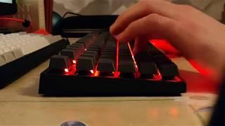 Cherry MX Brown vs Zealios 67g Typing Demo