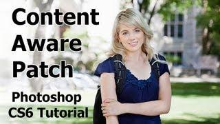 Photoshop CS6 New Features - Content Aware Patch Tutorial