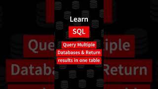 SQL - Query Multiple Databases