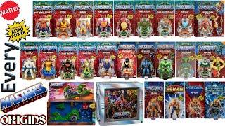 *see newer video* Every MOTU Origins He-Man Masters of the Universe Comparison List  Eternia Mattel